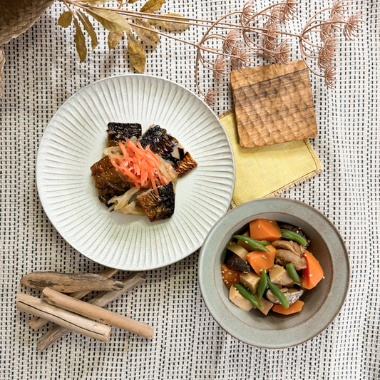 鯖と筑前煮の和風プレート