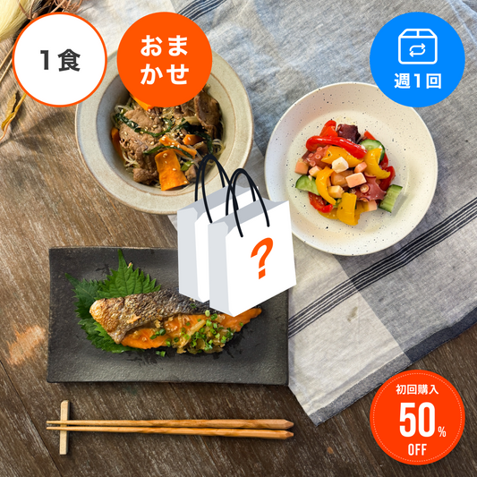 【おまかせ定期便】【1食/週1回】フィジカル40 おまかせ1食セット定期便