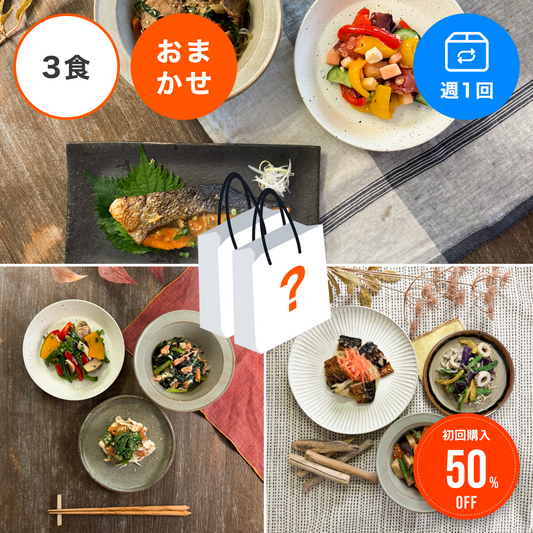 【おまかせ定期便】【3食/週1回】フィジカル40 おまかせ3食セット定期便