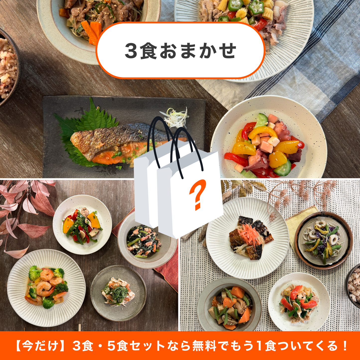 【送料無料】アスリートプラス60 おまかせ3食セット