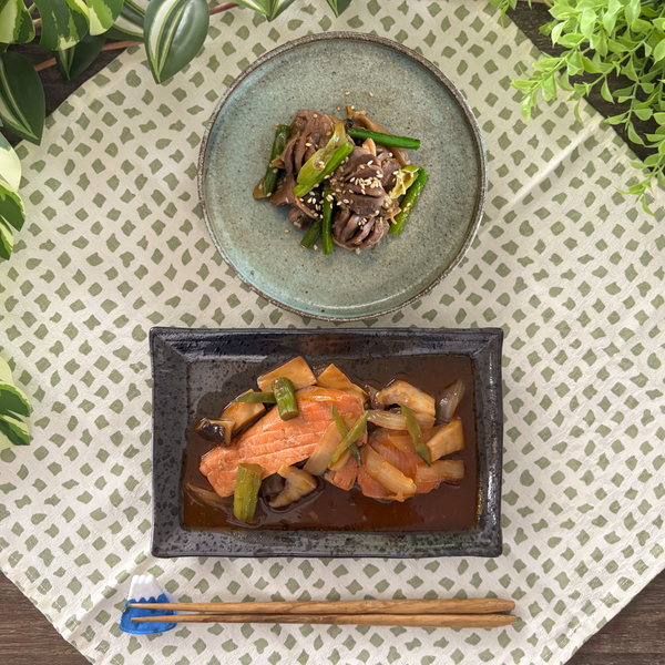 鮭ヤンニョムと砂ずり甘辛炒めの旨味プレート