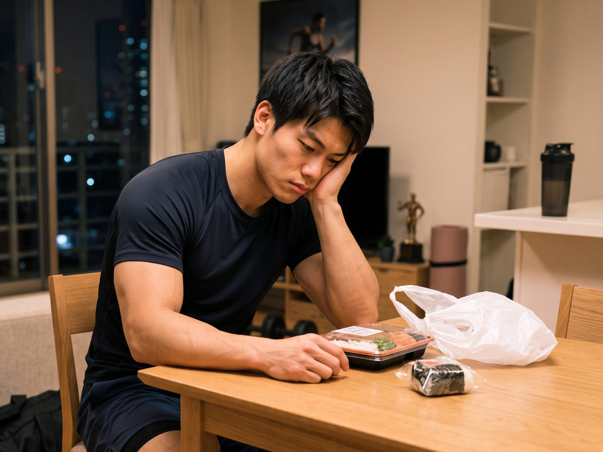 「今日はコンビニでいいや」は、月12日ある。